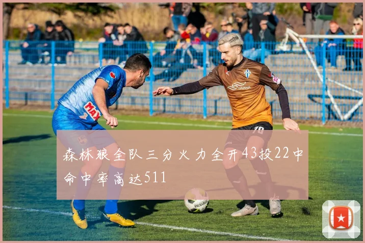森林狼全队三分火力全开43投22中命中率高达511