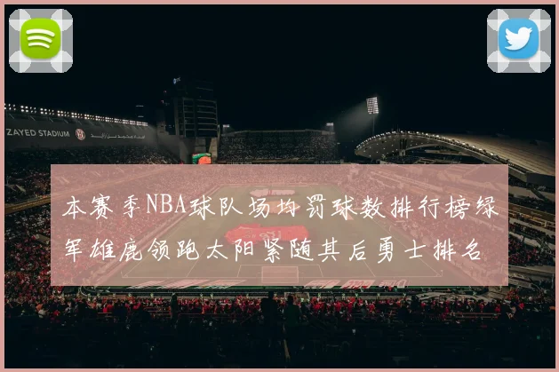 本赛季NBA球队场均罚球数排行榜绿军雄鹿领跑太阳紧随其后勇士排名第九